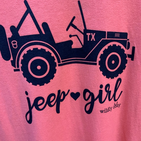 Jeep Girl Tee size small - Orange/Black NWT - Picture 2 of 4